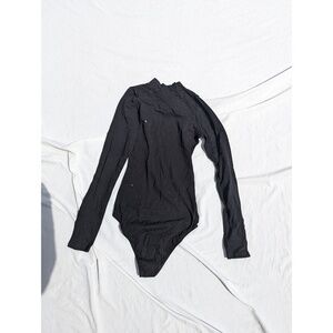 Bozzolo Crew Neck Black Bodysuit NWT